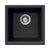 Houzer E-100 Quartztone 16 inch Cloud Granite Composite Dual Mount Topmount or Undermount Single Bowl Bar Sink