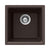Houzer E-100 Quartztone 16 inch Cloud Granite Composite Dual Mount Topmount or Undermount Single Bowl Bar Sink