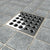 eBBe square Grate 3.75" x 3.75" 304 Stainless Steel Plate Drain - Parent