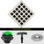Ebbe E4803-E4022 Unique Grate with ABS Clamp Collar Drain - Parent