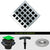 Ebbe E4803-E4022 Unique Grate with ABS Clamp Collar Drain