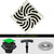 Ebbe E4806-E4024 Unique Grate with PVC Clamp Collar Drain - Parent