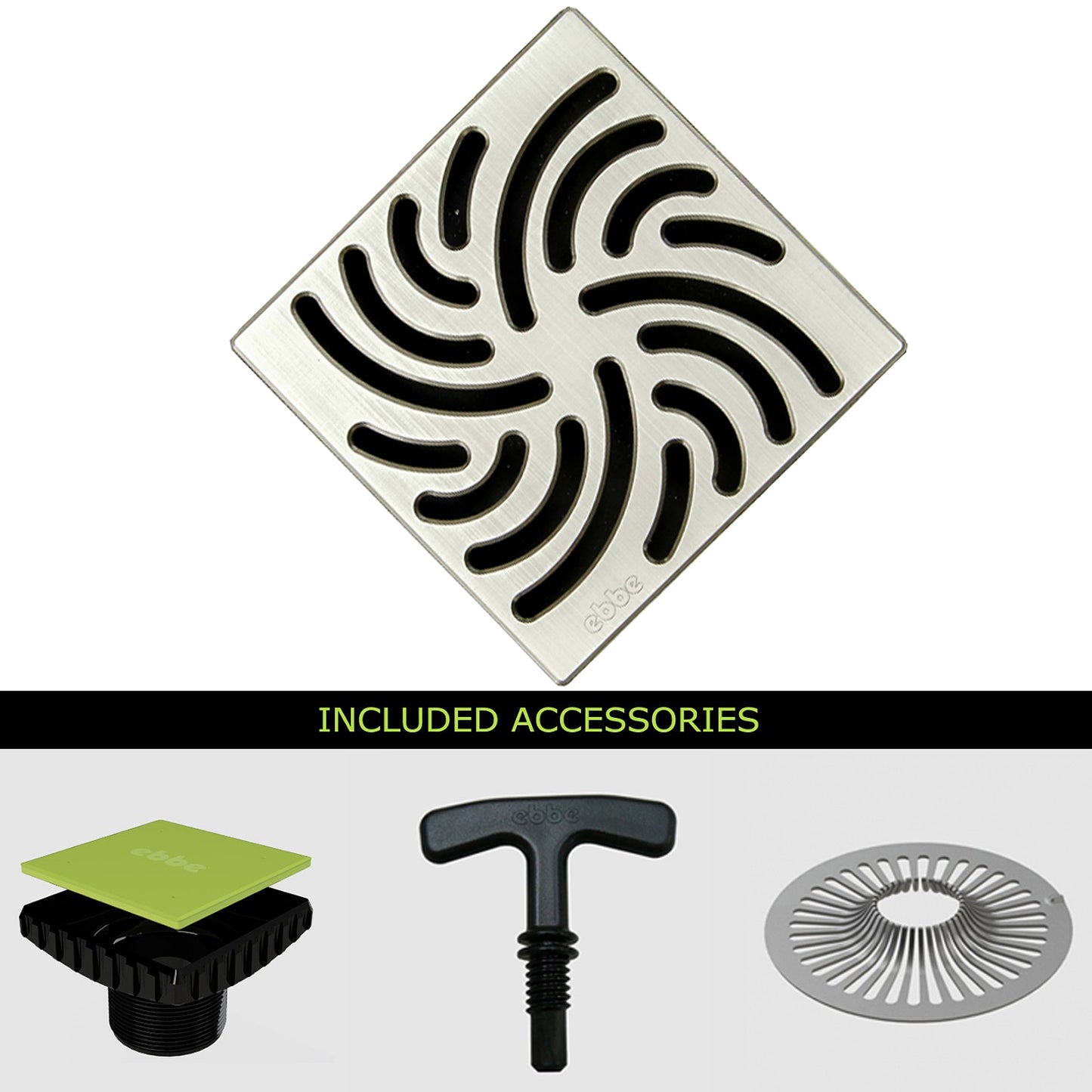 Ebbe E4806-E4400 Unique Grate & Drain Riser Kit - Parent