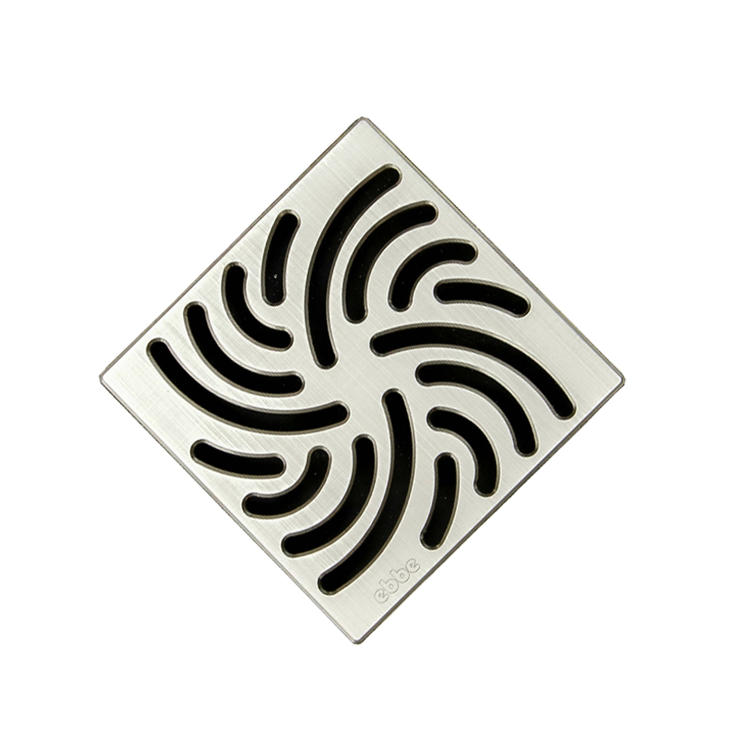 eBBe E4806 Twister 3.75" x 3.75" 304 Stainless Steel Drain