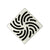 eBBe E4806 Twister 3.75" x 3.75" 304 Stainless Steel Drain