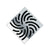 eBBe E4806 Twister 3.75" x 3.75" 304 Stainless Steel Drain