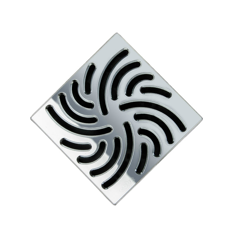 eBBe E4806 Twister 3.75" x 3.75" 304 Stainless Steel Drain