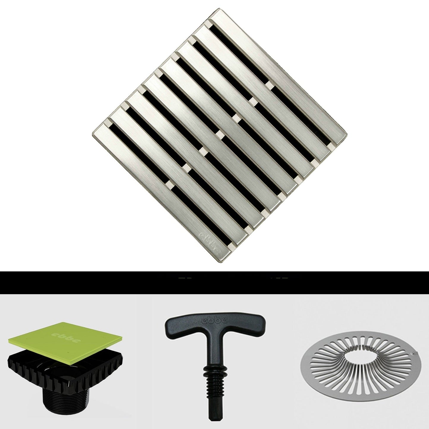 Ebbe E4811-E4400 Unique Grate & Drain Riser Kit - Parent