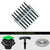 Ebbe E4811-E4022 Unique Grate with ABS Clamp Collar Drain
