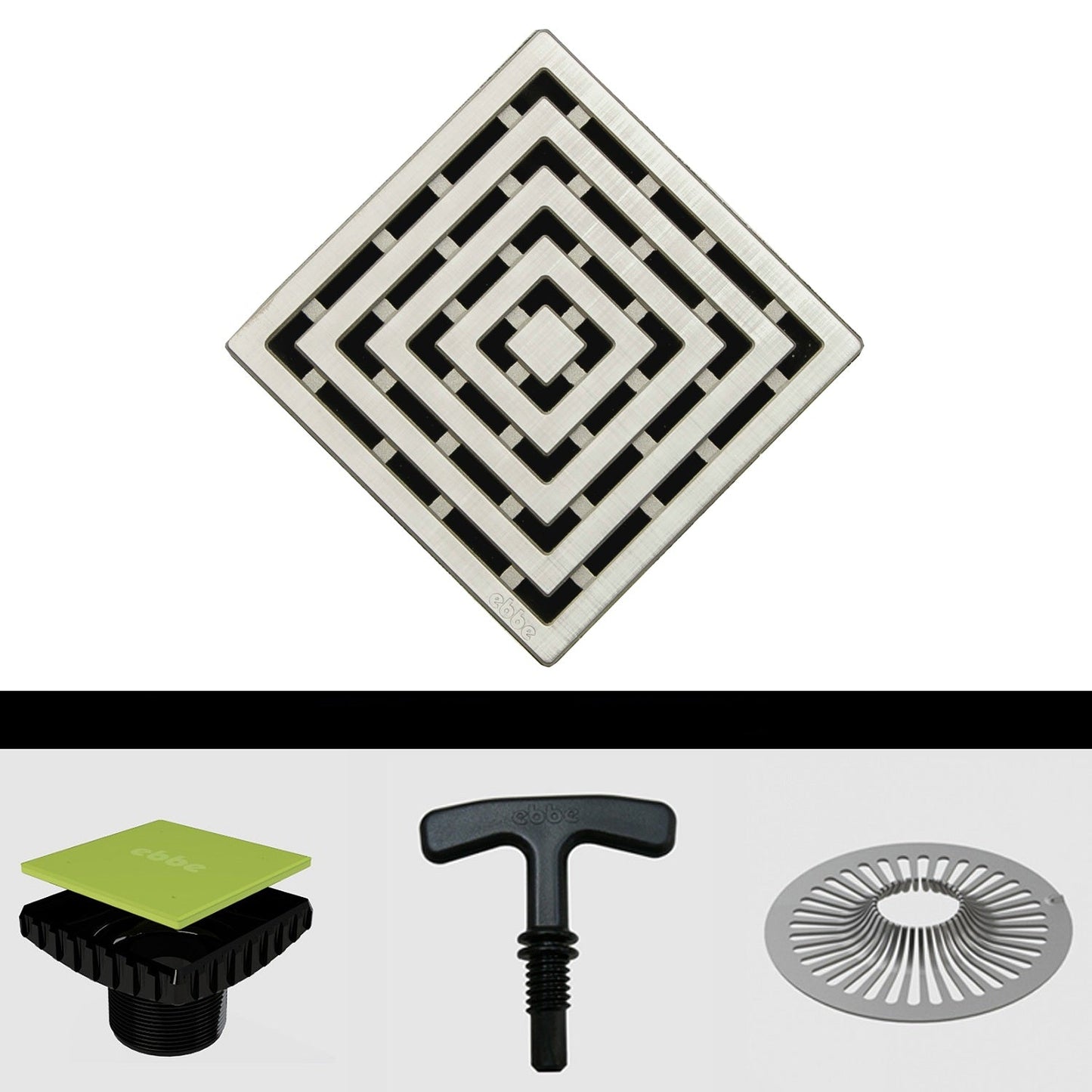 Ebbe E4815-E4400 Unique Grate & Drain Riser Kit - Parent