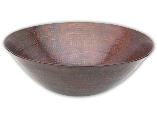 Eden Bath EB_C004AD Copper Vessel Sink, Antique Dark Copper