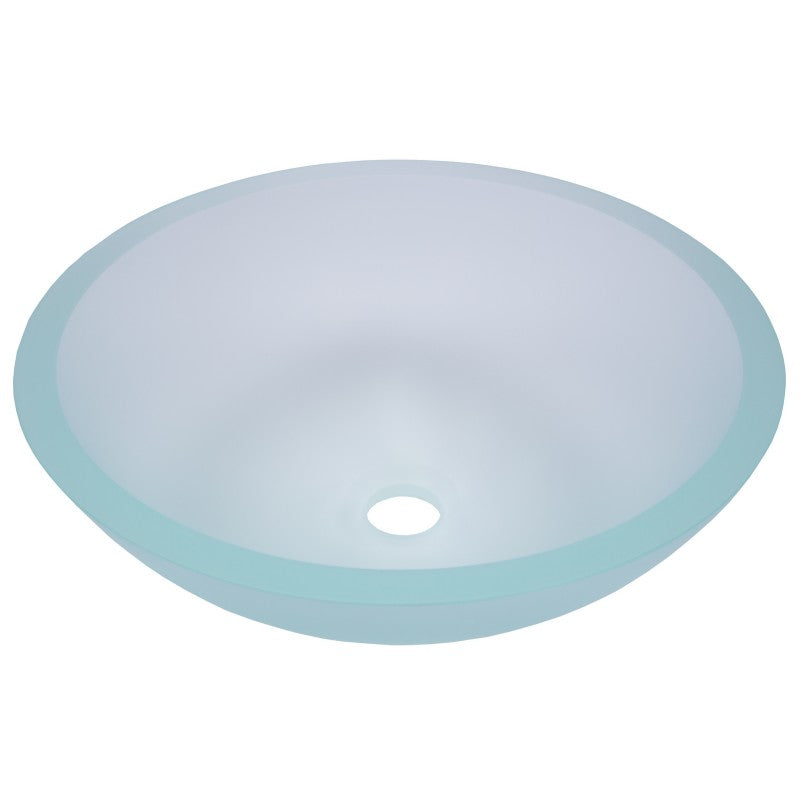 Eden Bath EB_GS83 Frosted Crystal Tempered Glass Vessel Sink