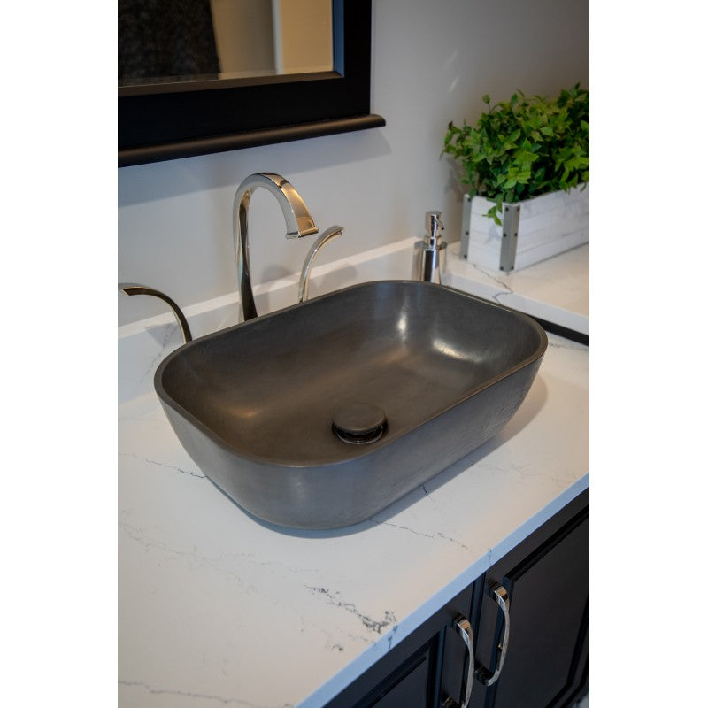 Eden Bath EB_N010 Rounded Corners Rectangular Concrete Vessel Sink - Parent