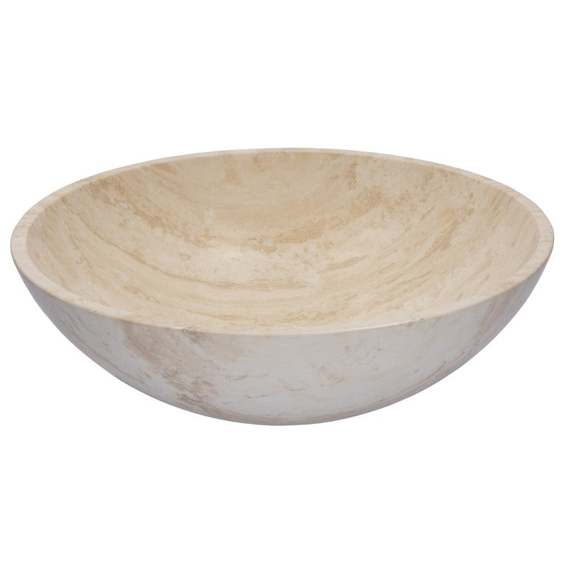 Eden Bath EB_S002WT-P White Travertine Bowl Stone Sink