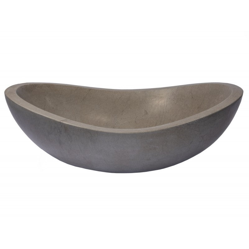 Eden Bath EB_S005MG-H Stone Canoe Sink