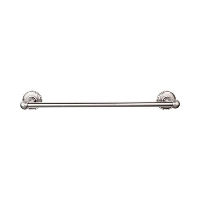 Top Knobs Edwardian Bath Towel Bar Single - Plain Backplate