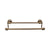 Top Knobs Edwardian Bath Towel Bar Double - Ribbon Backplate