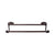 Top Knobs Edwardian Bath Towel Bar Double - Oval Backplate