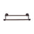 Top Knobs Edwardian Bath Towel Bar Double - Ribbon Backplate