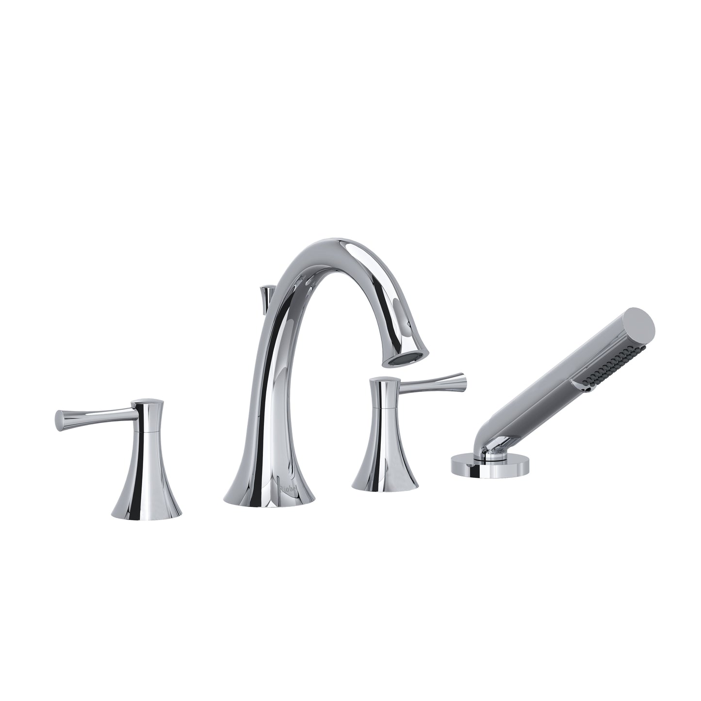 Riobel ED12 Edge 4-Hole Deck Mount Tub Filler