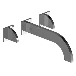 Franz Viegener FV203/J3D.0 Edge Wall - Mounted Lavatory Faucet, Less Drain Assembly, Trim Only