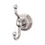 Top Knobs ED2B Edwardian Bath Double Hook - Hex Backplate - Parent