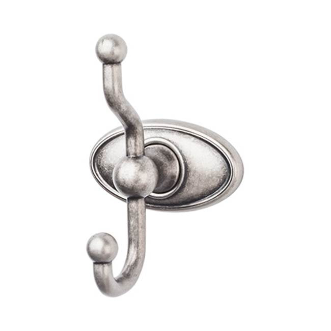 Top Knobs ED2C Edwardian Bath Double Hook - Oval Backplate - Parent