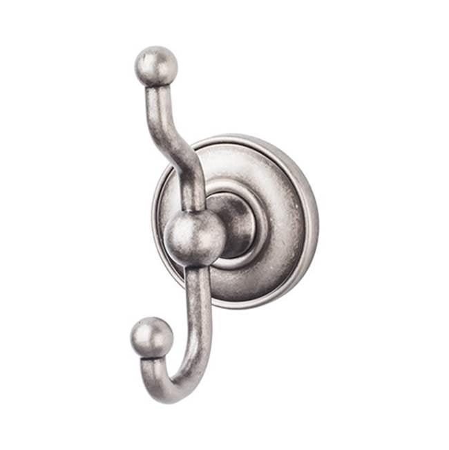 Top Knobs ED2D Edwardian Bath Double Hook - Plain Backplate - Parent