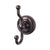 Top Knobs ED2F Edwardian Bath Double Hook  - Rope Backplate