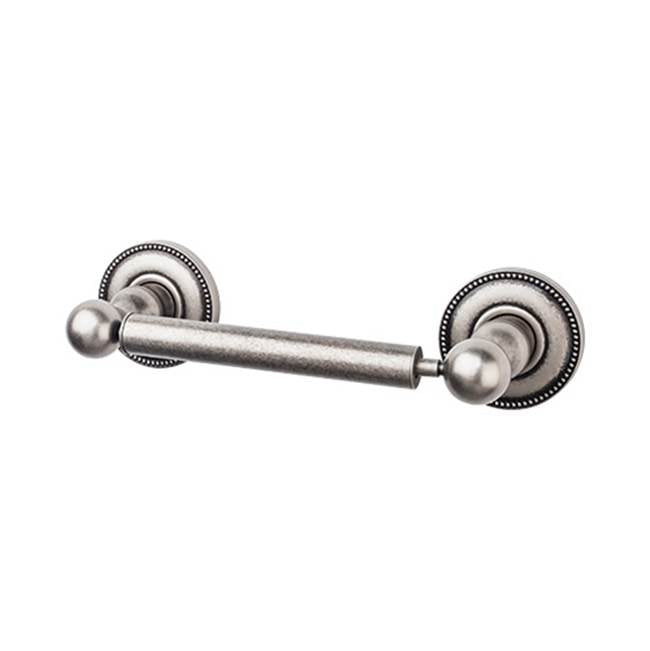 Top Knobs ED3A Edwardian Bath Tissue Holder - Beaded Backplate - Parent