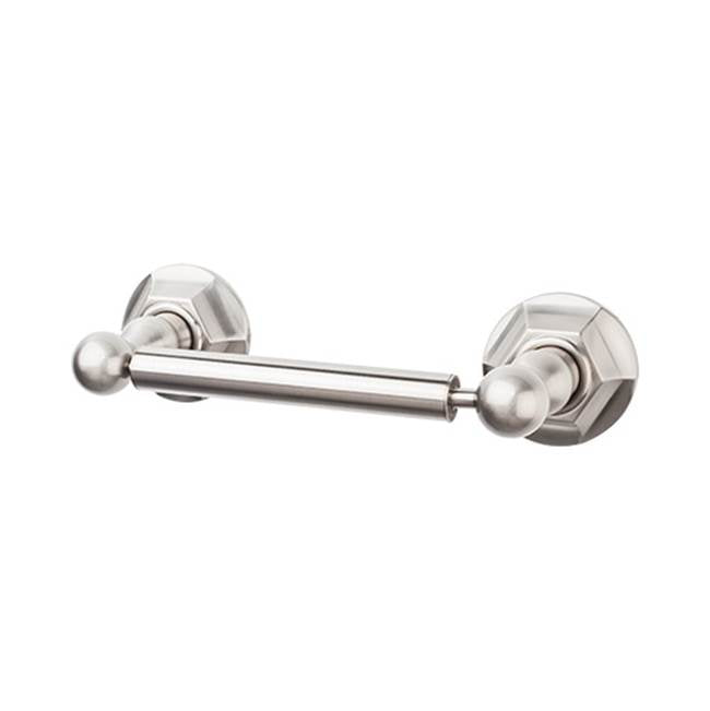 Top Knobs ED3B Edwardian Bath Tissue Holder   - Hex Backplate