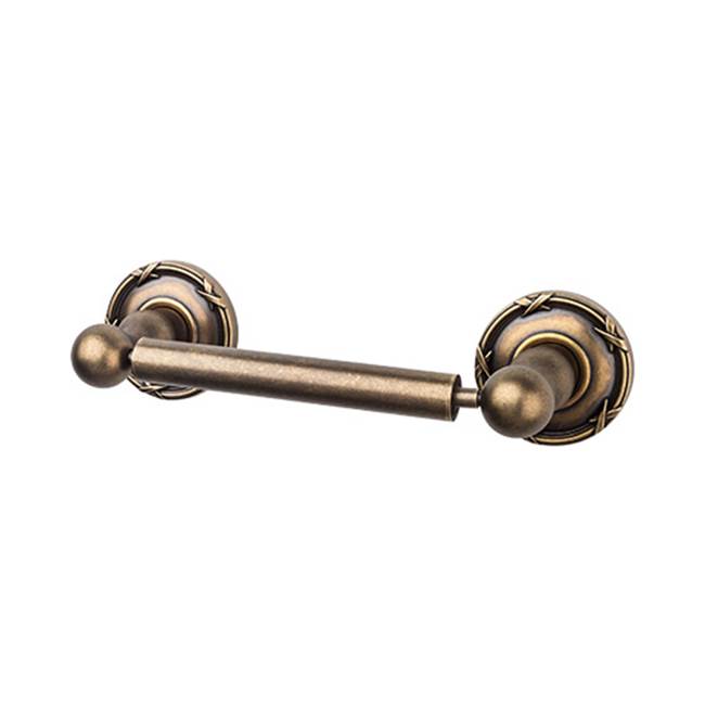 Top Knobs ED3E Edwardian Bath Tissue Holder   - Ribbon Backplate