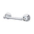 Top Knobs ED3A Edwardian Bath Tissue Holder  - Beaded Backplate
