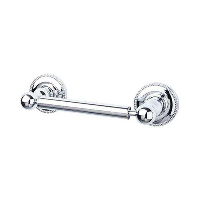 Top Knobs ED3A Edwardian Bath Tissue Holder  - Beaded Backplate