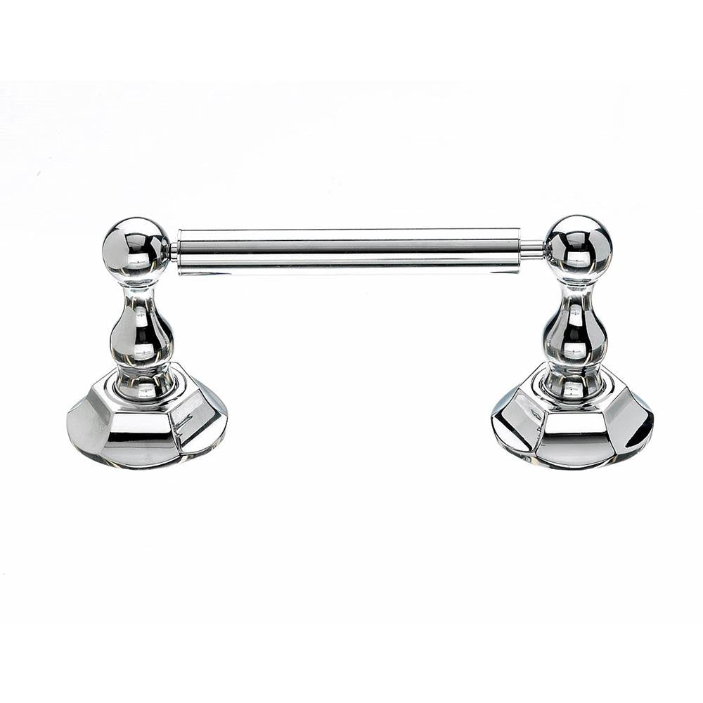 Top Knobs ED3B Edwardian Bath Tissue Holder   - Hex Backplate