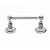 Top Knobs ED3B Edwardian Bath Tissue Holder   - Hex Backplate