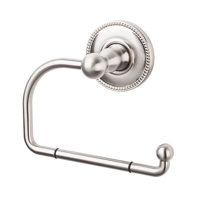 Top Knobs ED4A Edwardian Bath Tissue Hook  - Beaded Backplate