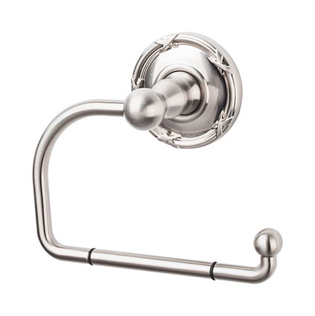 Top Knobs ED4E Edwardian Bath Tissue Hook  - Ribbon Backplate