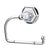 Top Knobs ED4B Edwardian Bath Tissue Hook  - Hex Backplate