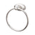 Top Knobs ED5C Edwardian Bath Ring  - Oval Backplate