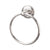 Top Knobs ED5D Edwardian Bath Ring  - Plain Backplate