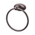Top Knobs ED5C Edwardian Bath Ring  - Oval Backplate