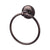 Top Knobs ED5D Edwardian Bath Ring  - Plain Backplate