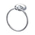 Top Knobs ED5C Edwardian Bath Ring  - Oval Backplate