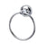 Top Knobs ED5E Edwardian Bath Ring  - Ribbon Backplate