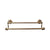 Top Knobs Edwardian Bath Towel Bar Double - Hex Backplate