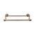 Top Knobs Edwardian Bath Towel Bar Double - Plain Backplate