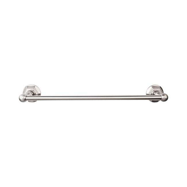 Top Knobs Edwardian Bath Towel Bar Single - Hex Backplate