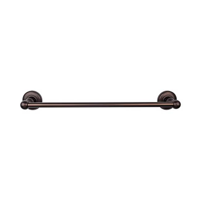 Top Knobs Edwardian Bath Towel Bar Single - Plain Backplate
