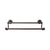 Top Knobs Edwardian Bath Towel Bar Double - Hex Backplate